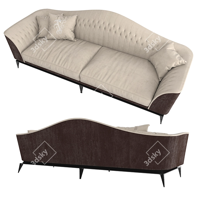 Luxury Sofa - Freyr Visionnaire 3D model image 3