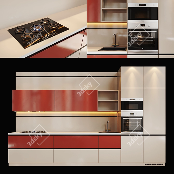 Ultimate Kitchen Appliance Set 3D model image 1