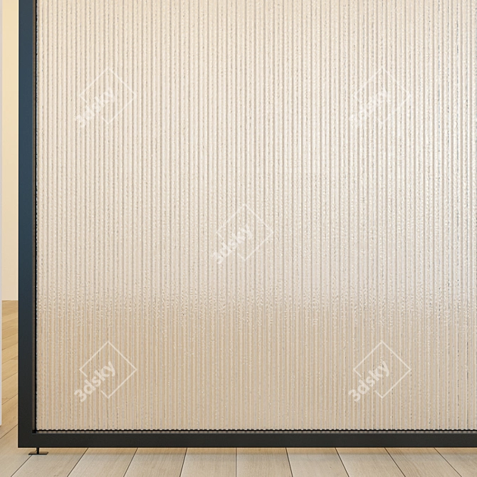 Versatile Glass Partition 44 3D model image 2