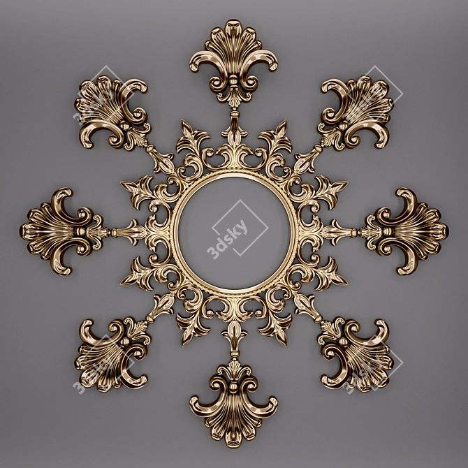 48 Trim Ornament: 3D Software Ready 3D model image 1