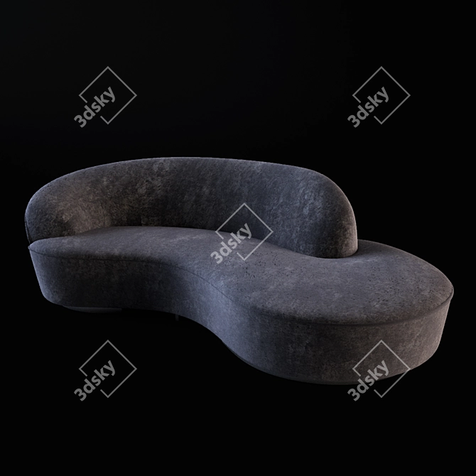 Sleek Sofa: Vladimir Kagan 3D model image 17