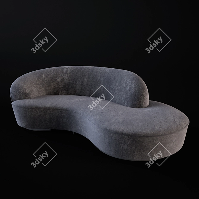 Sleek Sofa: Vladimir Kagan 3D model image 18