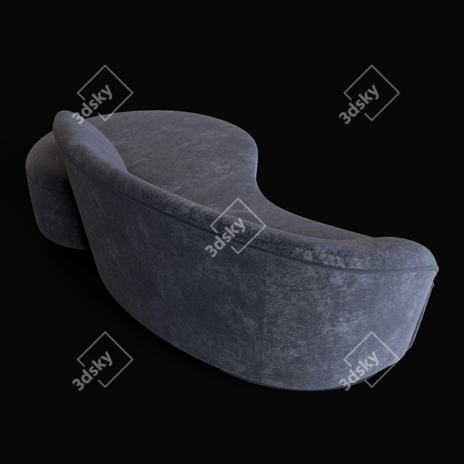 Sleek Sofa: Vladimir Kagan 3D model image 20