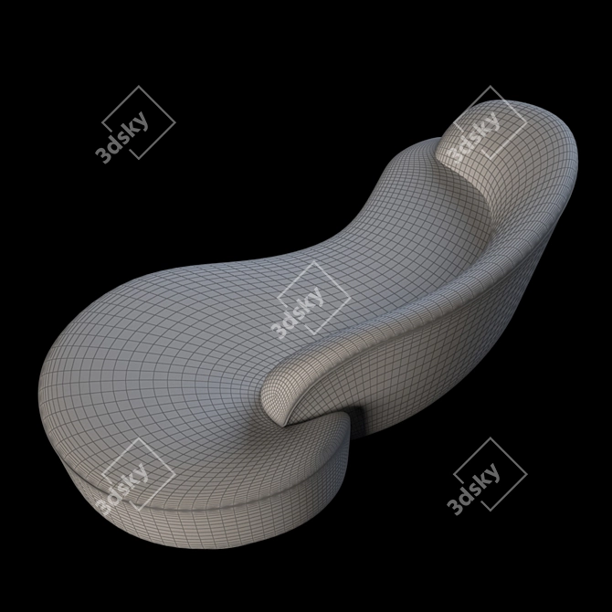 Sleek Sofa: Vladimir Kagan 3D model image 21