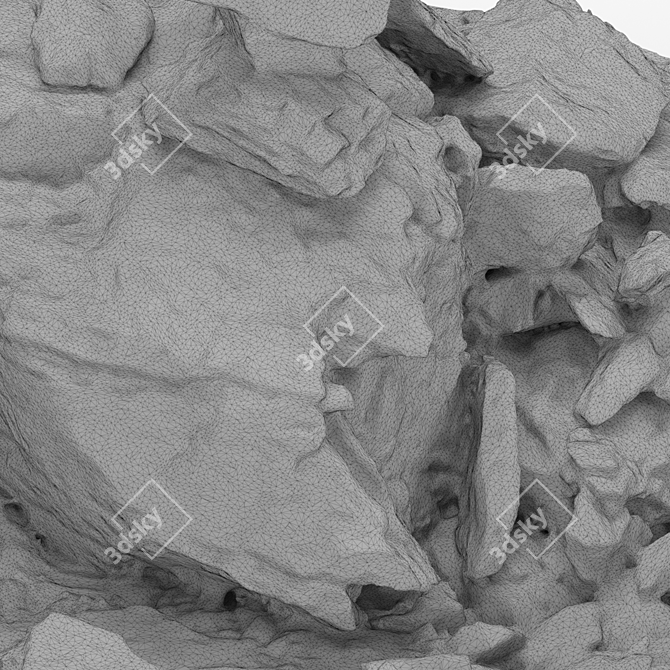 Italian Mountain Stones | High-resolution Photogrammetry 3D model image 4