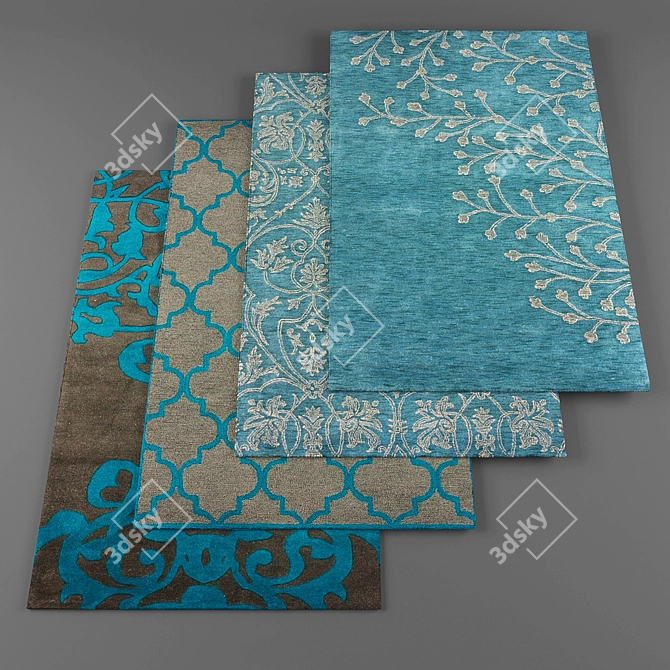 Elegant Nuloom Rugs Collection 3D model image 1