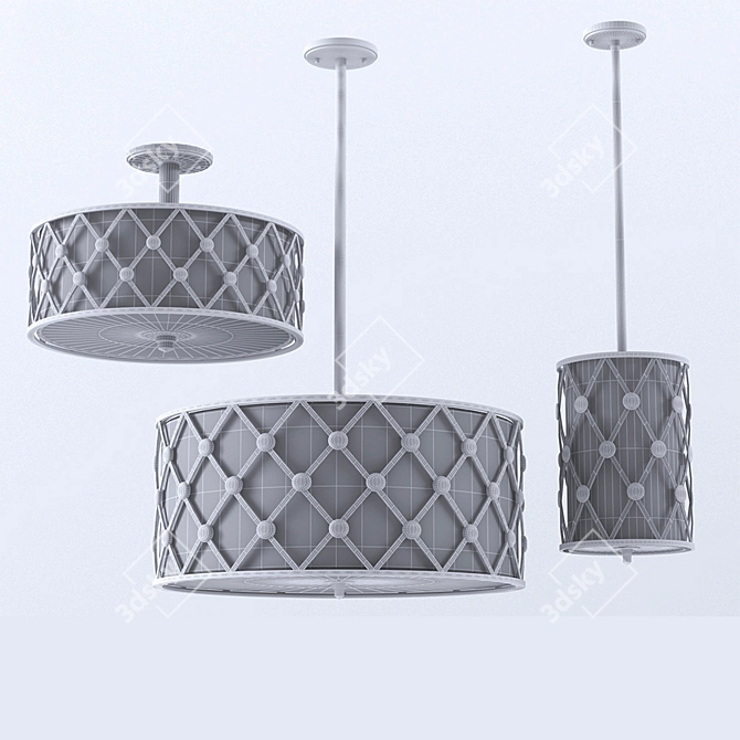 Distinctive Lighting Pendant Collection 3D model image 2