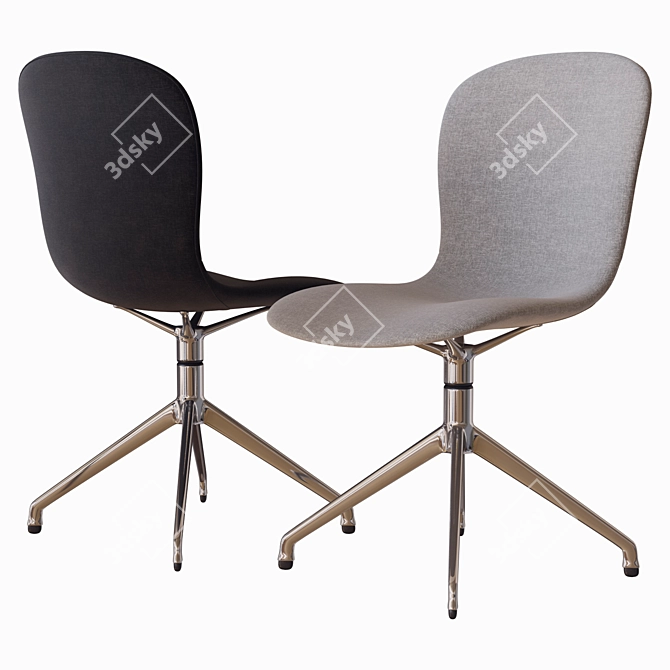 Modern Adelaide Swivel Chair 3D model image 1