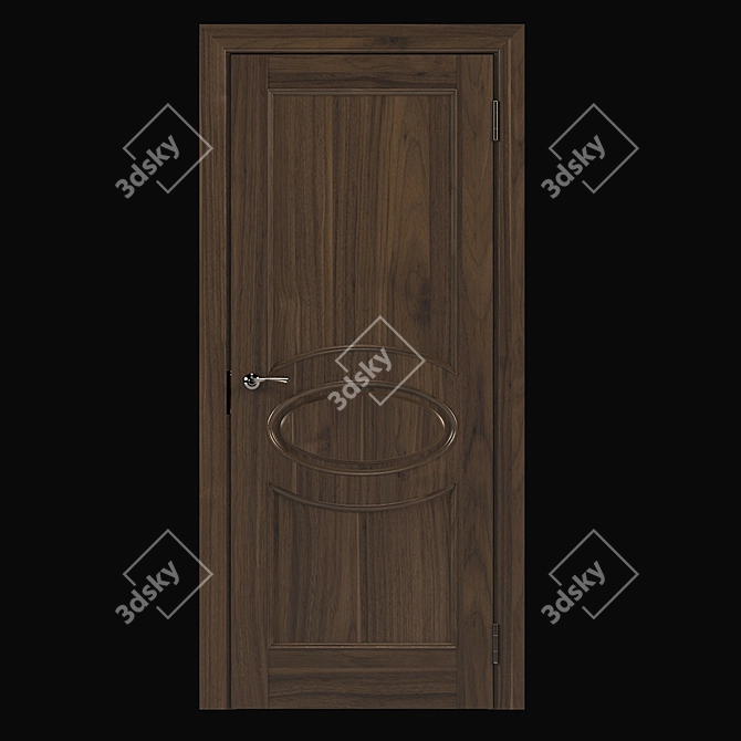 Classic Interior Door - Elegant Design, Perfect Fit 3D model image 1