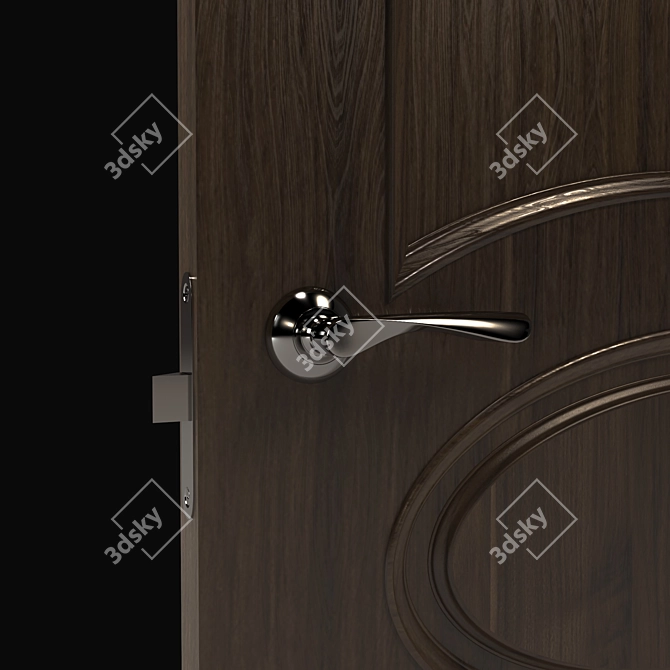 Classic Interior Door - Elegant Design, Perfect Fit 3D model image 2