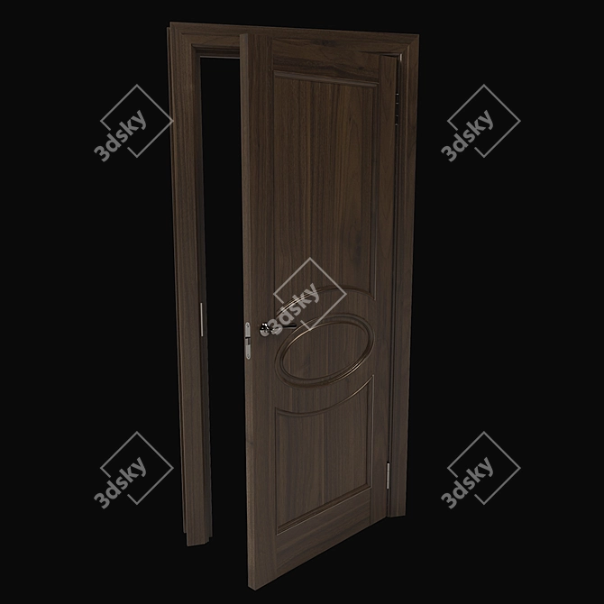 Classic Interior Door - Elegant Design, Perfect Fit 3D model image 4