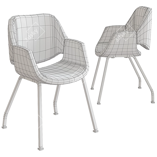 ErgoSeat: Gap Stoel 3D model image 2