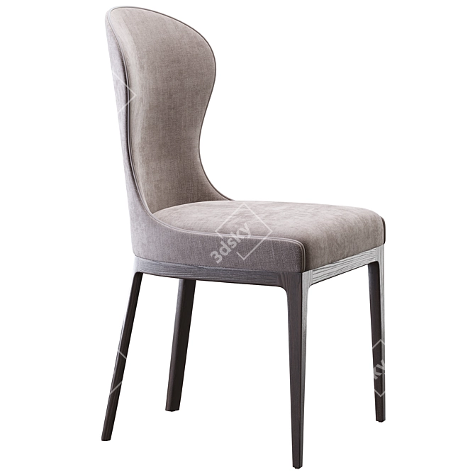 Elegant Flexform Chair: Roberto Lazzeroni Design 3D model image 4