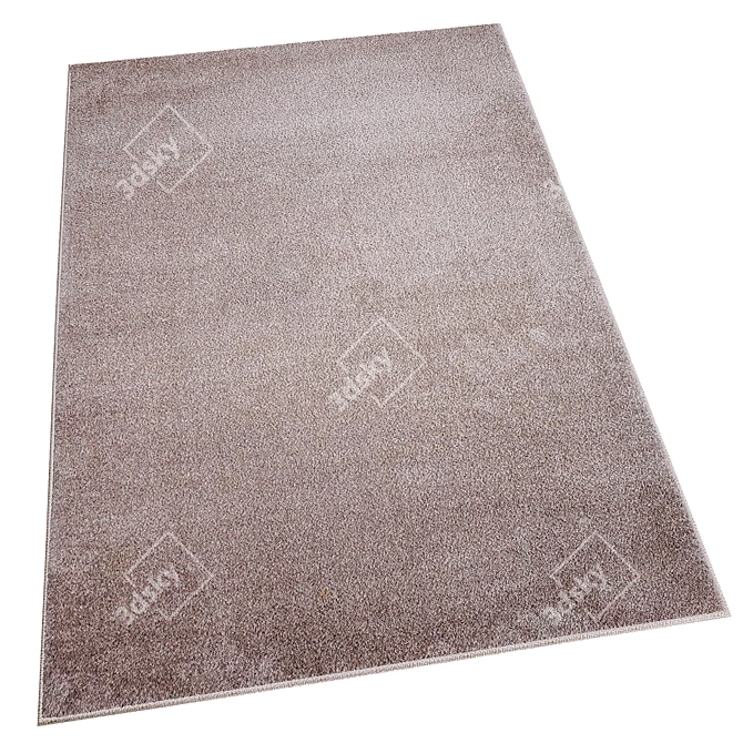 Jazzy 01800 Beige Polyester Rug 3D model image 2