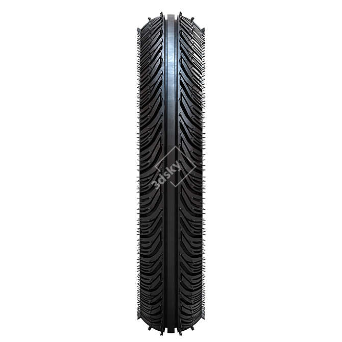 3DMax Bike Tire Tread Pyramids 3D model image 2