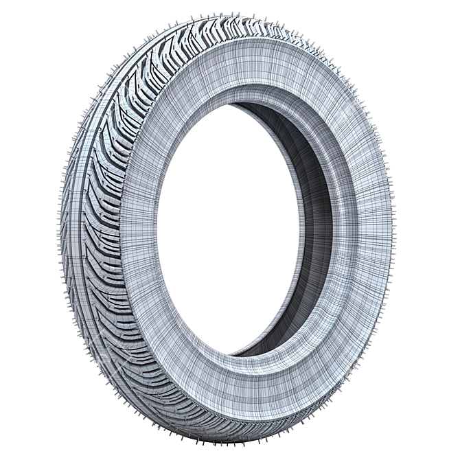 3DMax Bike Tire Tread Pyramids 3D model image 4