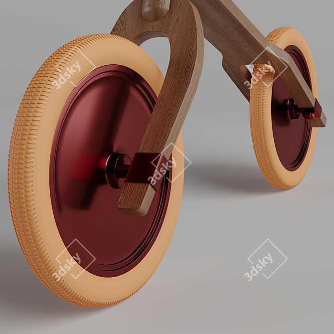 Title: Brum Brum Balance Bike 3D model image 4