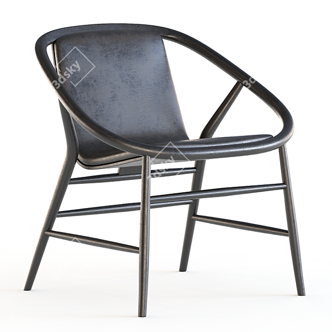 Sleek & Stylish Eve Chair 3D model image 1