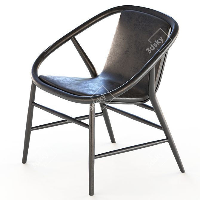 Sleek & Stylish Eve Chair 3D model image 3