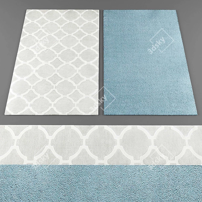Revamp Your Space with Ikea Rugs 3D model image 1