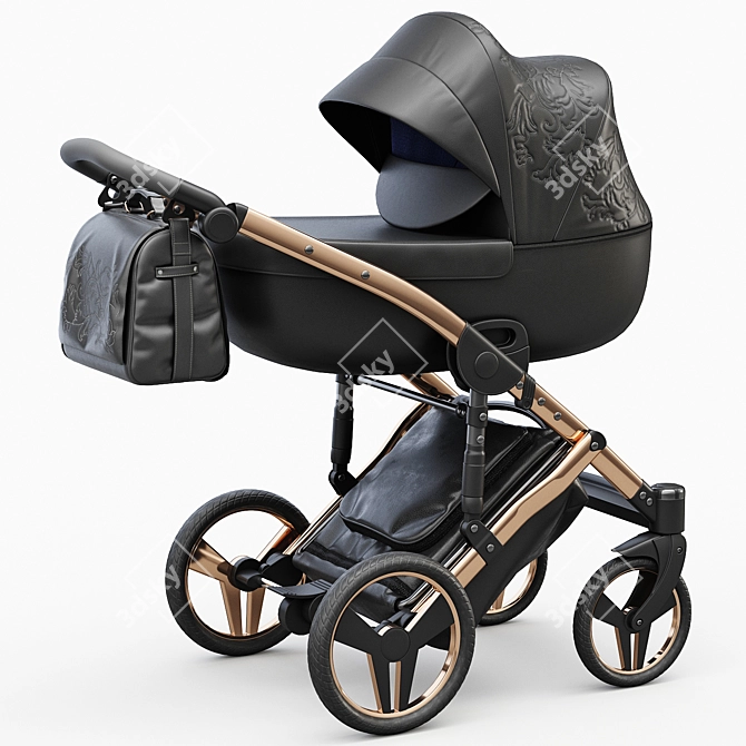 Versatile Junama Enzo Go Stroller 3D model image 3