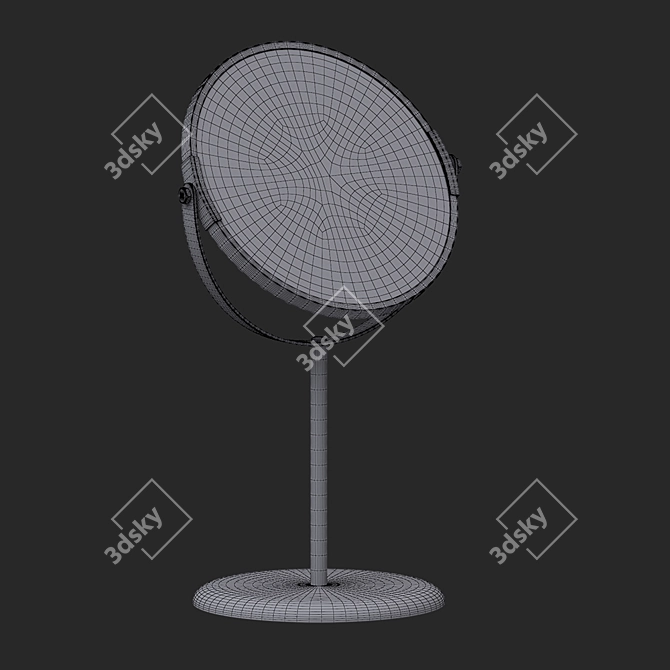 Sleek Scandinavian-style Mirror 3D model image 3