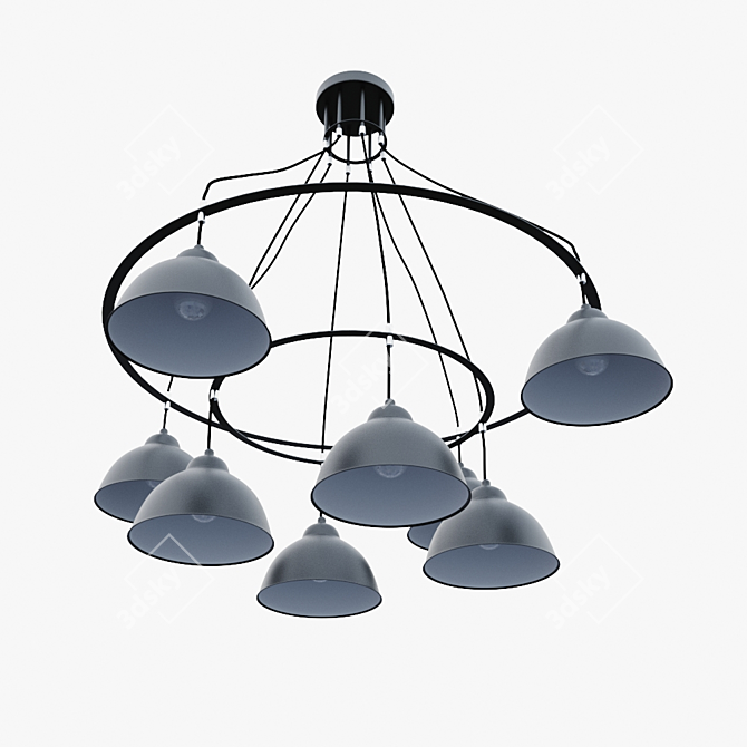 Modern Formula 4 Chandelier - MW-Light 696010808 3D model image 1