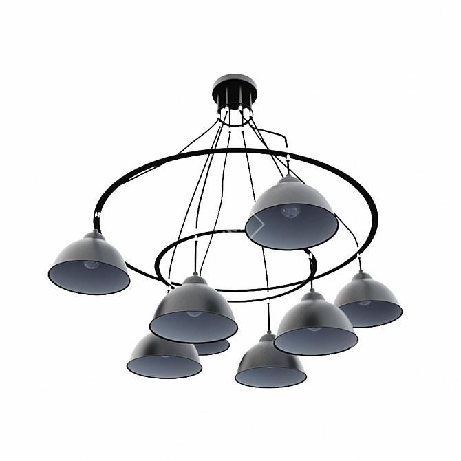 Modern Formula 4 Chandelier - MW-Light 696010808 3D model image 2