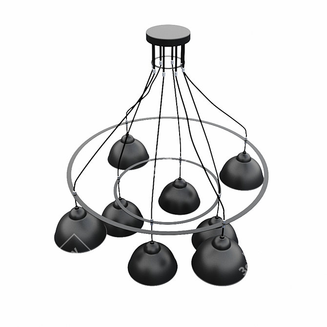 Modern Formula 4 Chandelier - MW-Light 696010808 3D model image 3