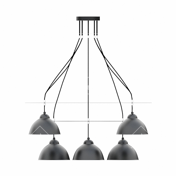 Modern Formula 4 Chandelier - MW-Light 696010808 3D model image 4