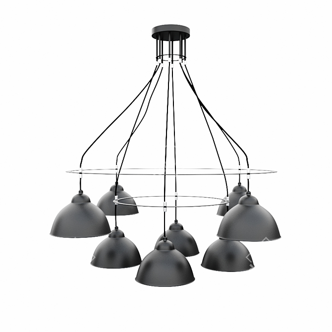 Modern Formula 4 Chandelier - MW-Light 696010808 3D model image 5