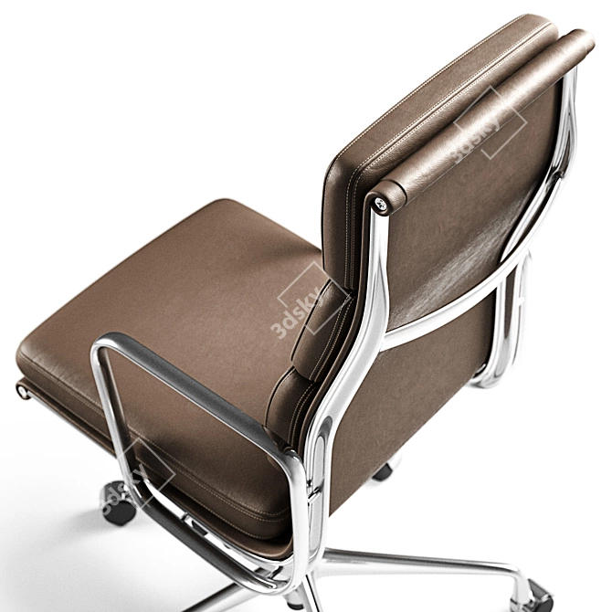 Elegant Comfort: Vitra Soft Pad Chair 3D model image 3