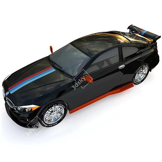 BMW 2013 S M3 Decal Kit 3D model image 2