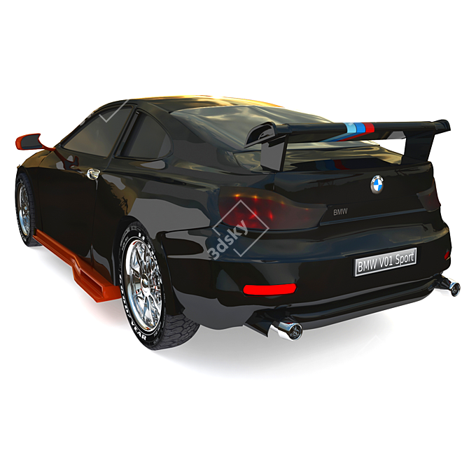 BMW 2013 S M3 Decal Kit 3D model image 3