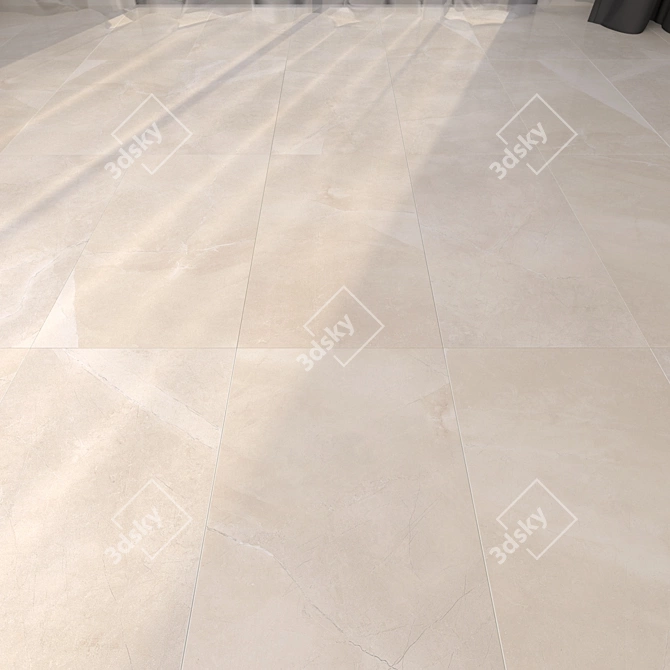 Luxury Pulpis Ivory Marble Flooring 3D model image 1