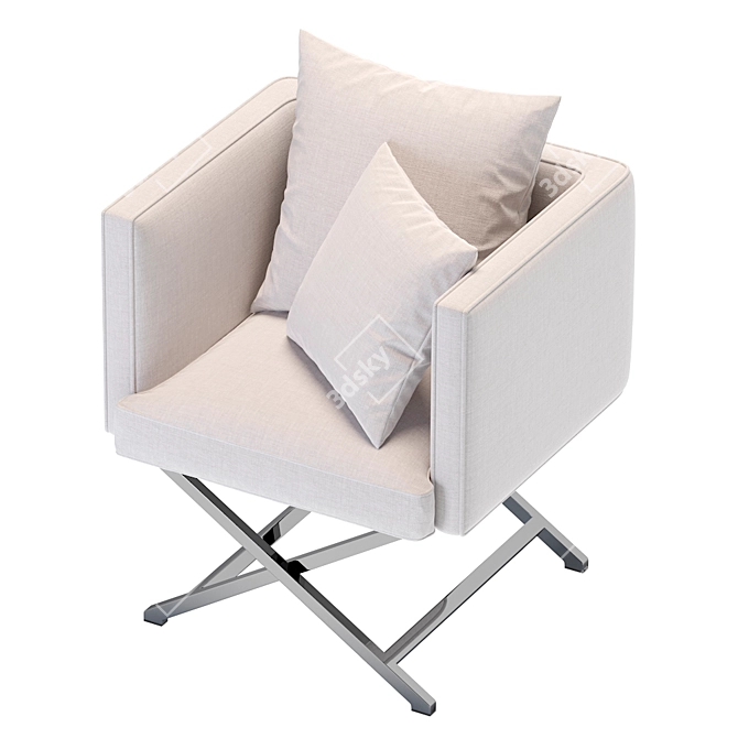 Elegant Dawson Chair: Classic Design 3D model image 2