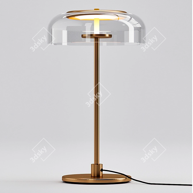 Arctic Table Lamp: Elegant Illumination 3D model image 1