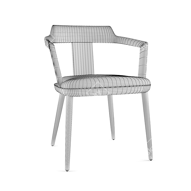 Elegant PORADA Tilly Chair: Timeless Design 3D model image 1