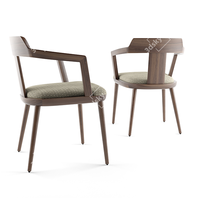 Elegant PORADA Tilly Chair: Timeless Design 3D model image 2