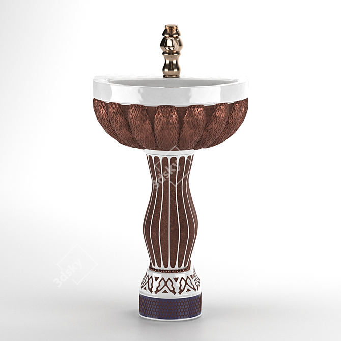 Semnan Decorative Sink 3D model image 4