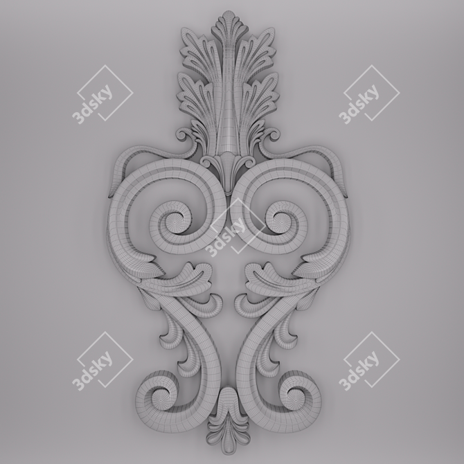 3D Trim Ornament Collection 3D model image 2