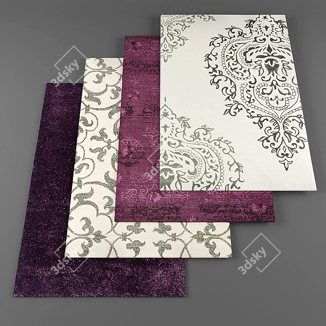 Safavieh Collection: Exquisite Rugs 3D model image 1
