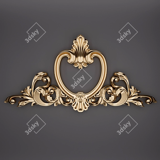 3D Trim Ornament Pack 3D model image 1