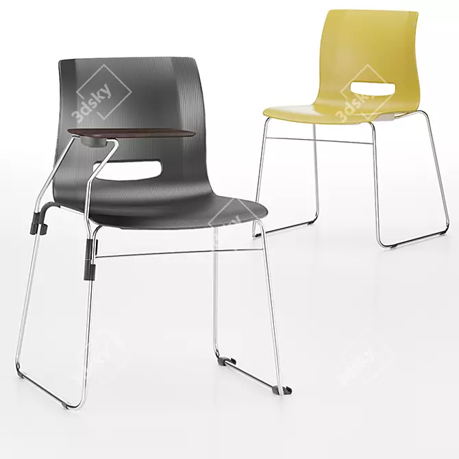 Sleek Casper Chair: Modern and Comfortable 3D model image 1