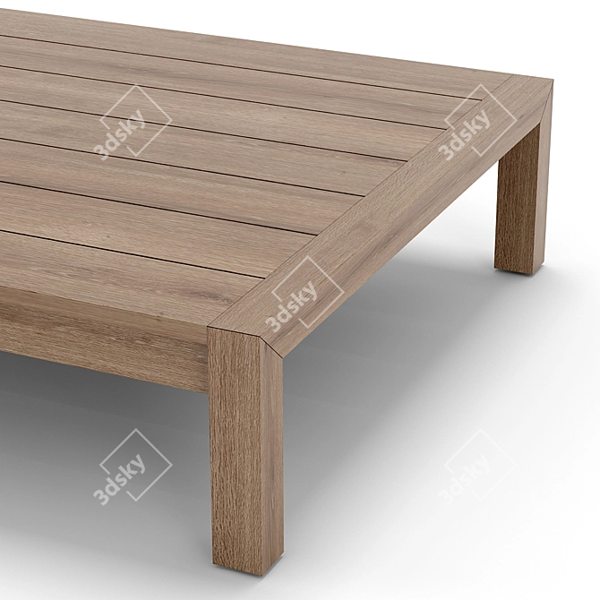 Elegant Aegean Coffee Table 3D model image 2