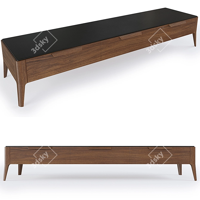 Modern TV Cabinet: Atlante TV Porada 3D model image 1