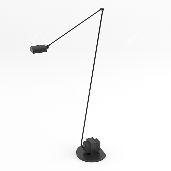 Contemporary Floor Lamp Set 3D model image 2