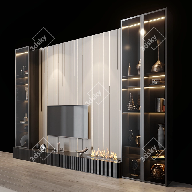 Title: Inspired TV Set at Studio 54 3D model image 2