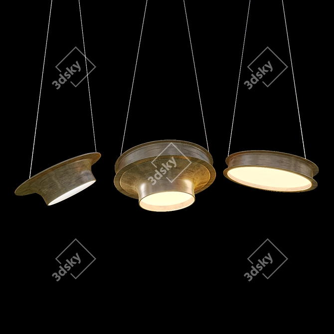 Ceccotticollezion Efterglow Pendant Lights 3D model image 2