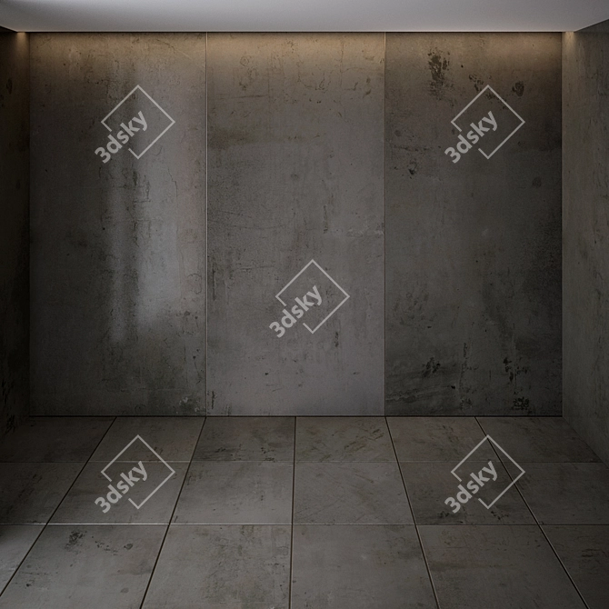 Revive Your Space with Regeneration Floor Tiles 3D model image 1